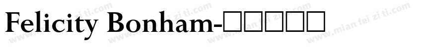 Felicity Bonham字体转换